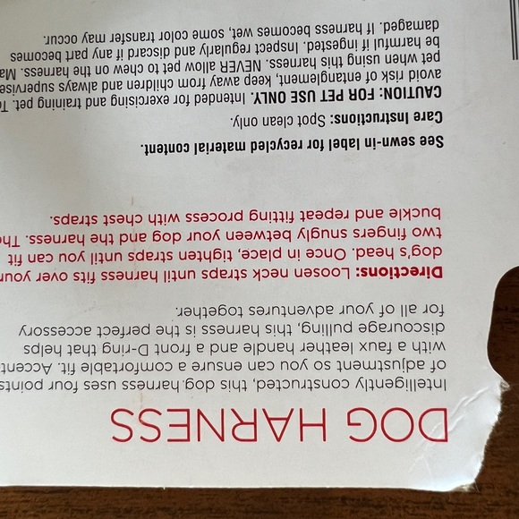 NWT Reddy Dog Harness XXXL/L/M *Benefits Animals* - Picture 8 of 11